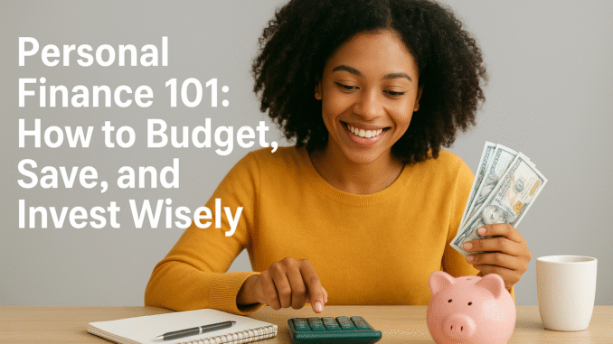 How to Budget, Save, and Invest Wisely