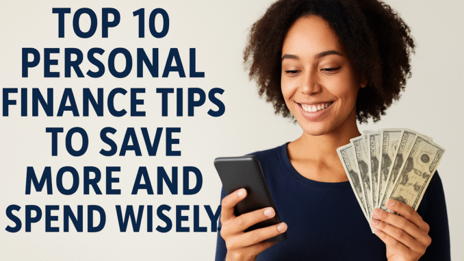 Top 10 Personal Finance Tips to Save More and Spend Wisely