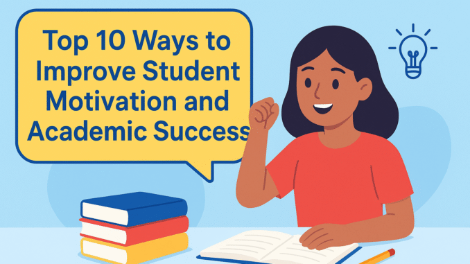Top 10 Ways to Improve Student Motivation and Academic Success